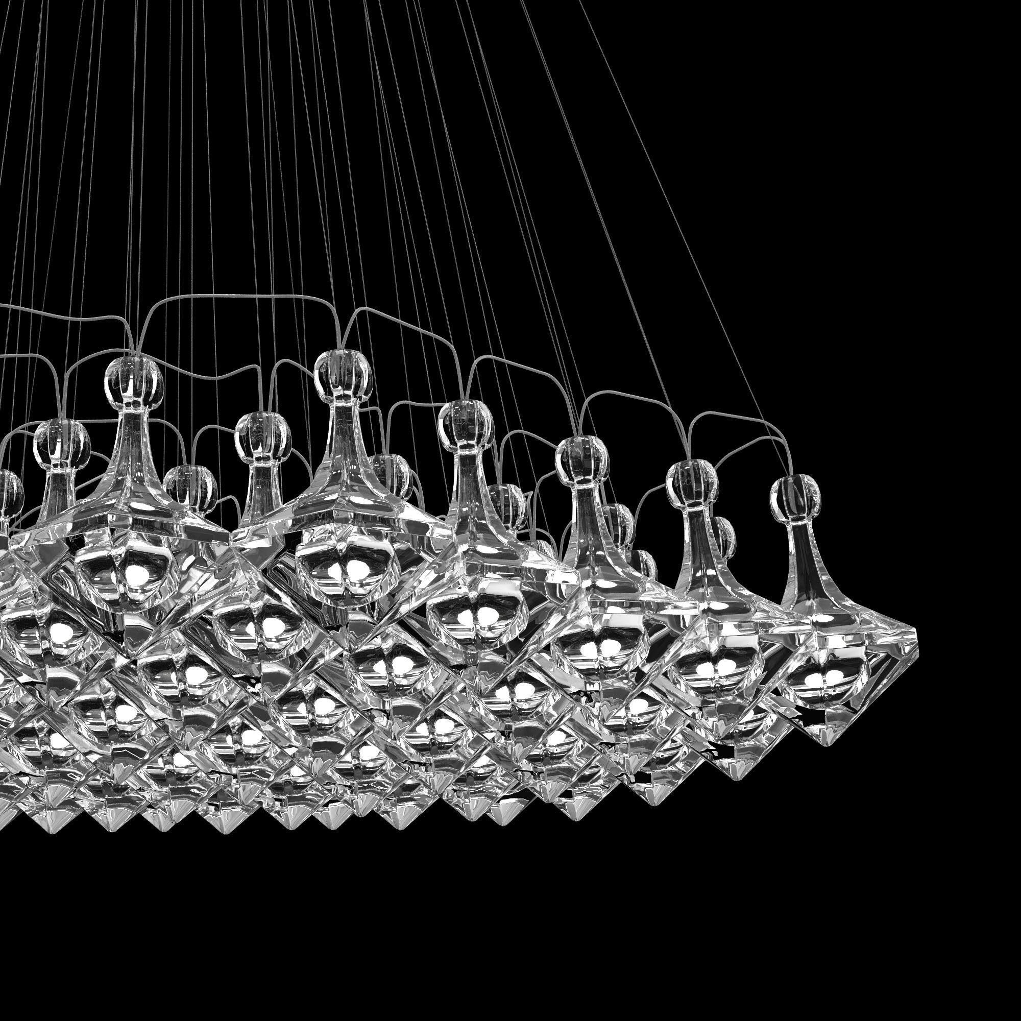 Facet  Pendant Cluster 3D model_2