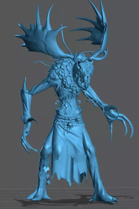 Witcher 3 Lesher monster 3D print model