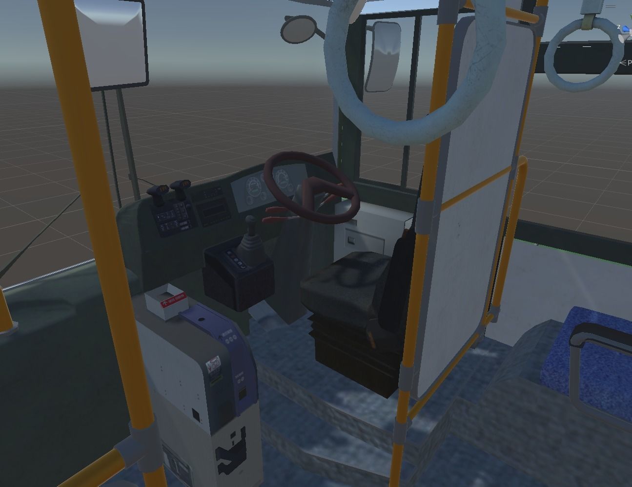 Japanese Public Bus 3D Model - Unity Ready Low-poly 3D model_11
