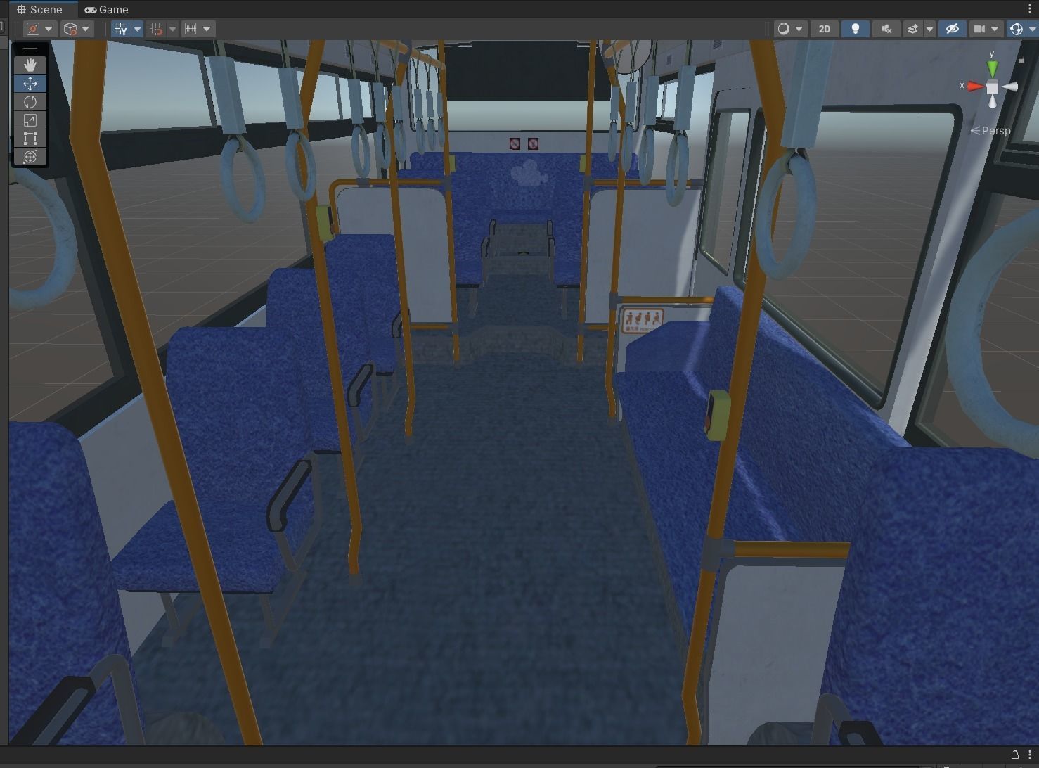 Japanese Public Bus 3D Model - Unity Ready Low-poly 3D model_12