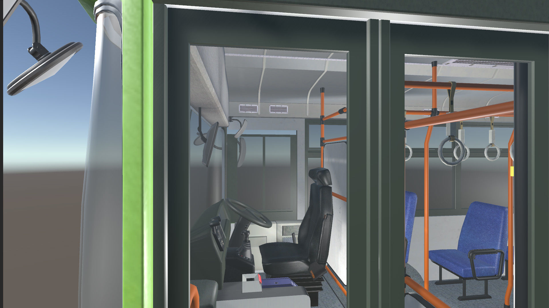 Japanese Public Bus 3D Model - Unity Ready Low-poly 3D model_3