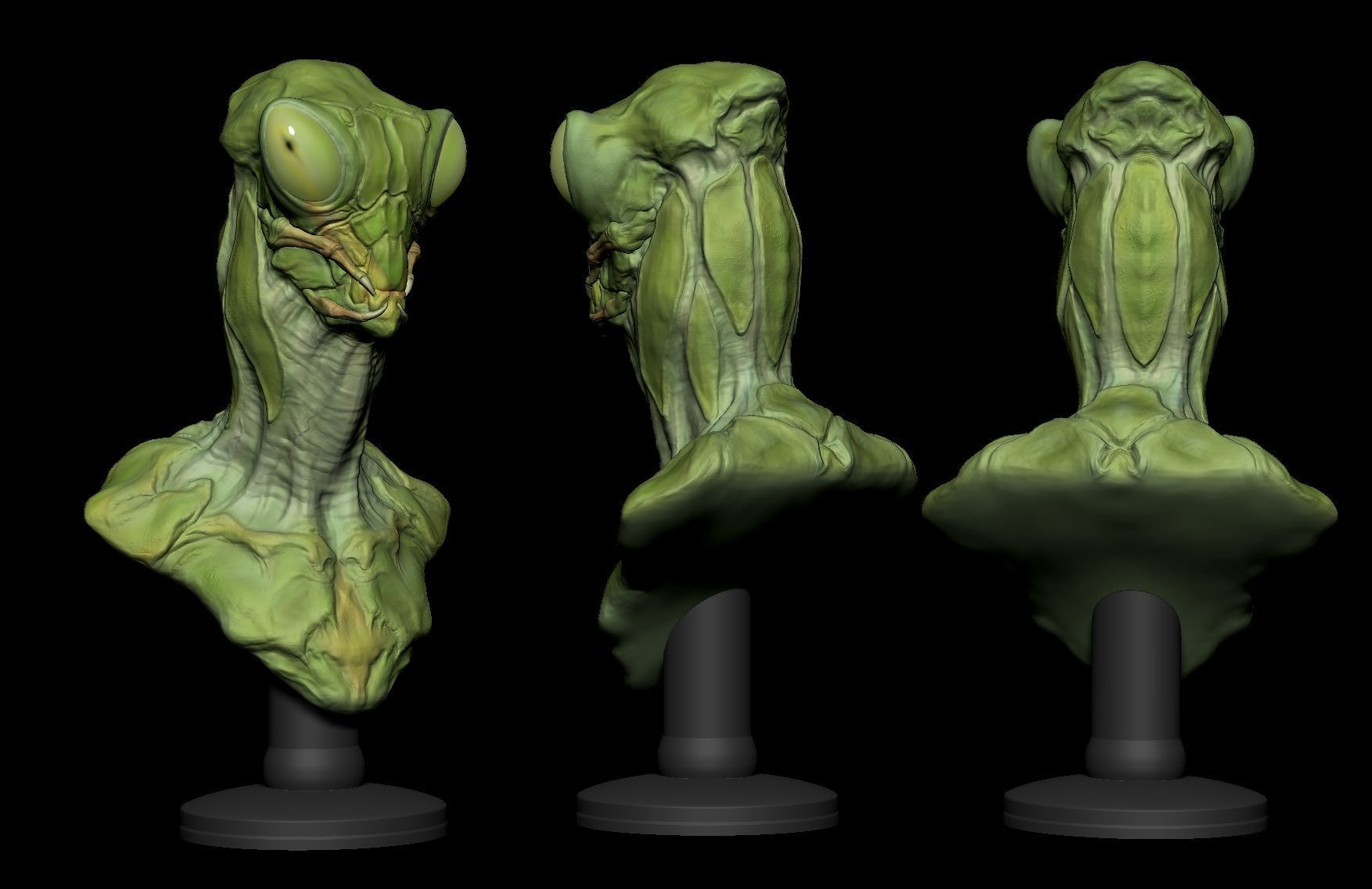 Alien Mantis Print 3D Stl 3D print model_1