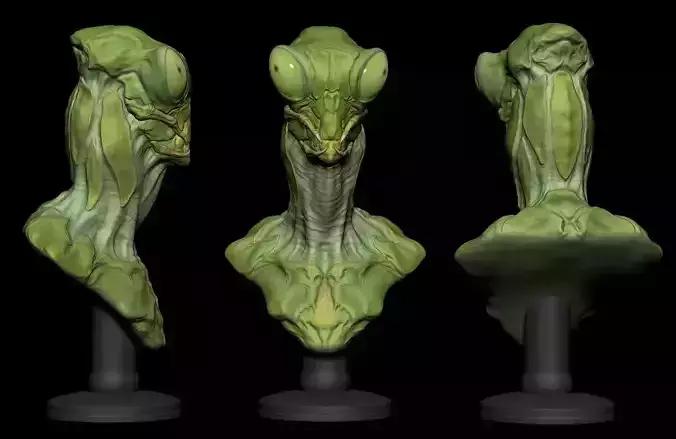 Alien Mantis Print 3D Stl