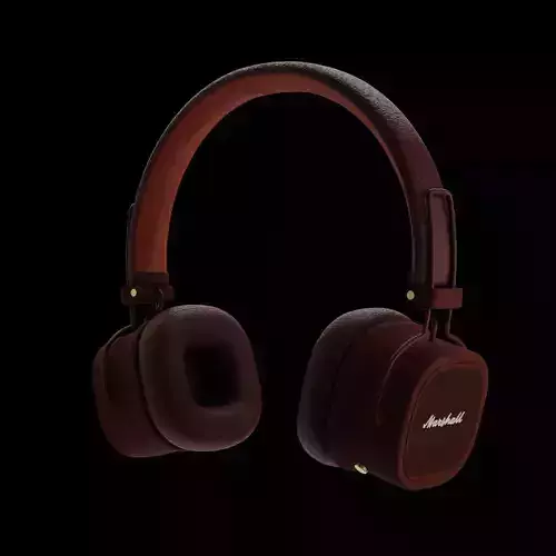 Headphones Marshall Major 3D Model 