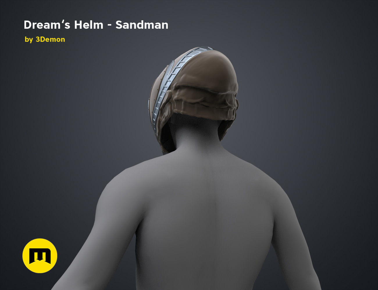 The Sandman helm 3D print model_28