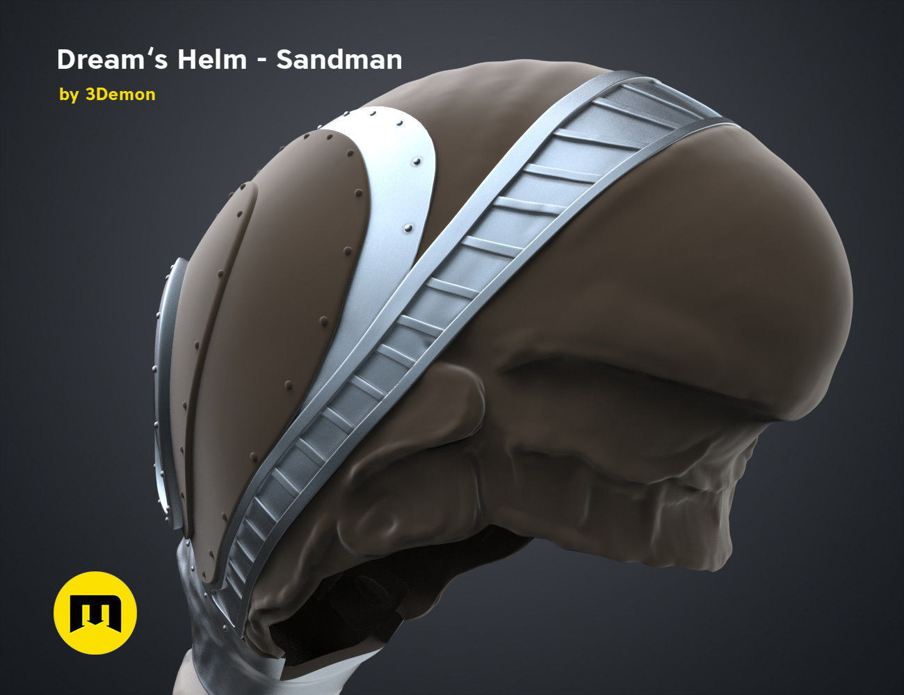 The Sandman helm 3D print model_11