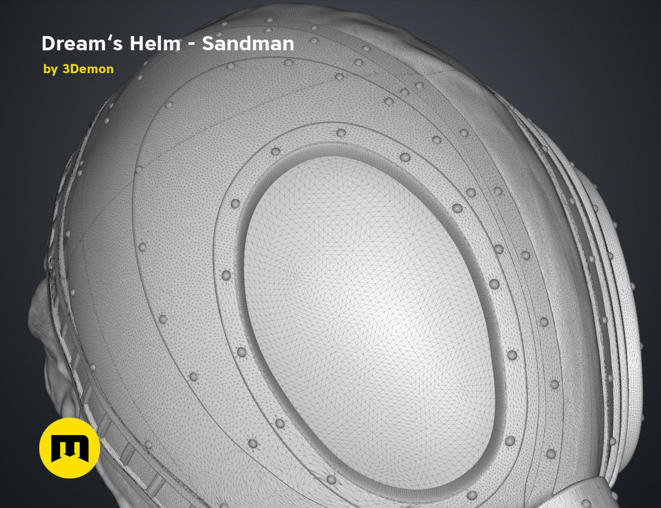 The Sandman helm 3D print model_13
