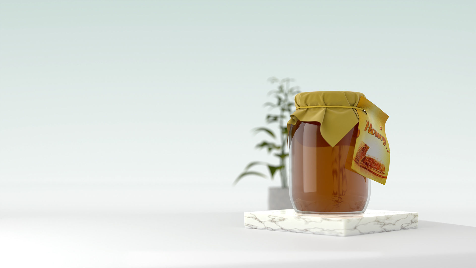 Honey Jar 3d Package 3D model_4