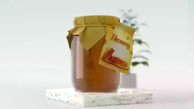 Honey Jar 3d Package 3D model