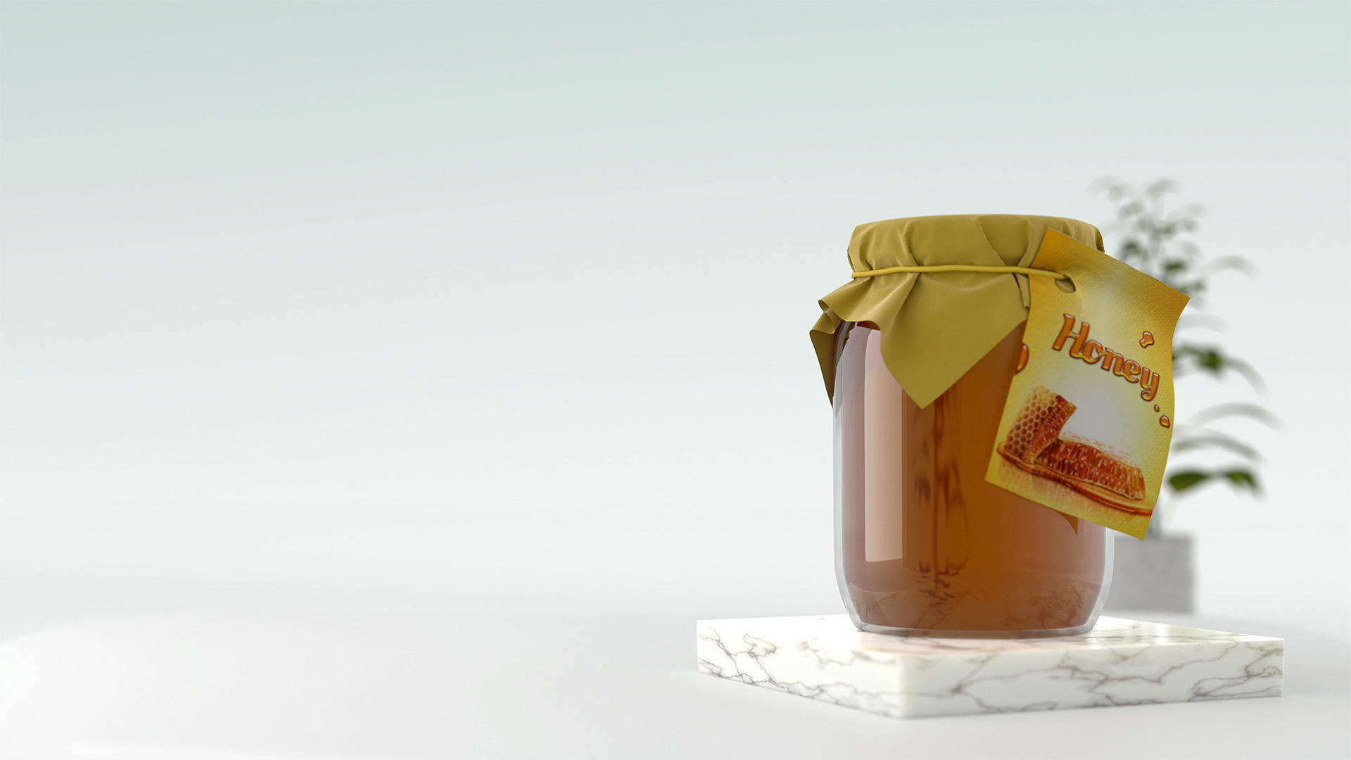 Honey Jar 3d Package 3D model_2