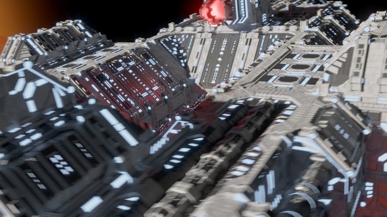 Space Ship Sci Fi 3D model_11