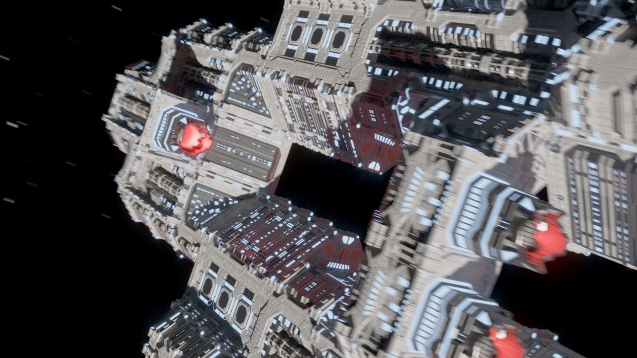 Space Ship Sci Fi 3D model_10