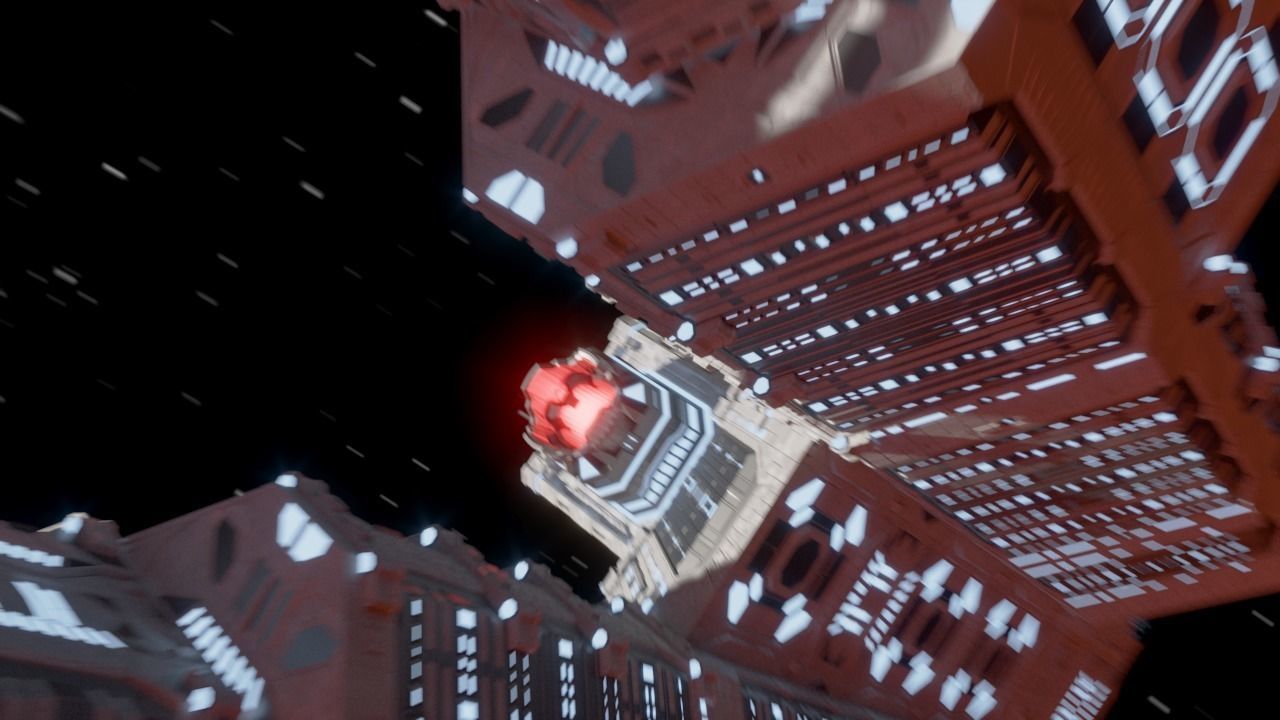 Space Ship Sci Fi 3D model_8