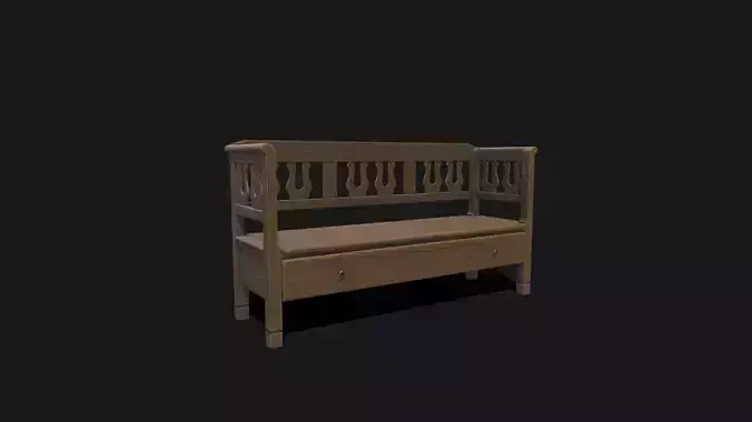 Wood Bench