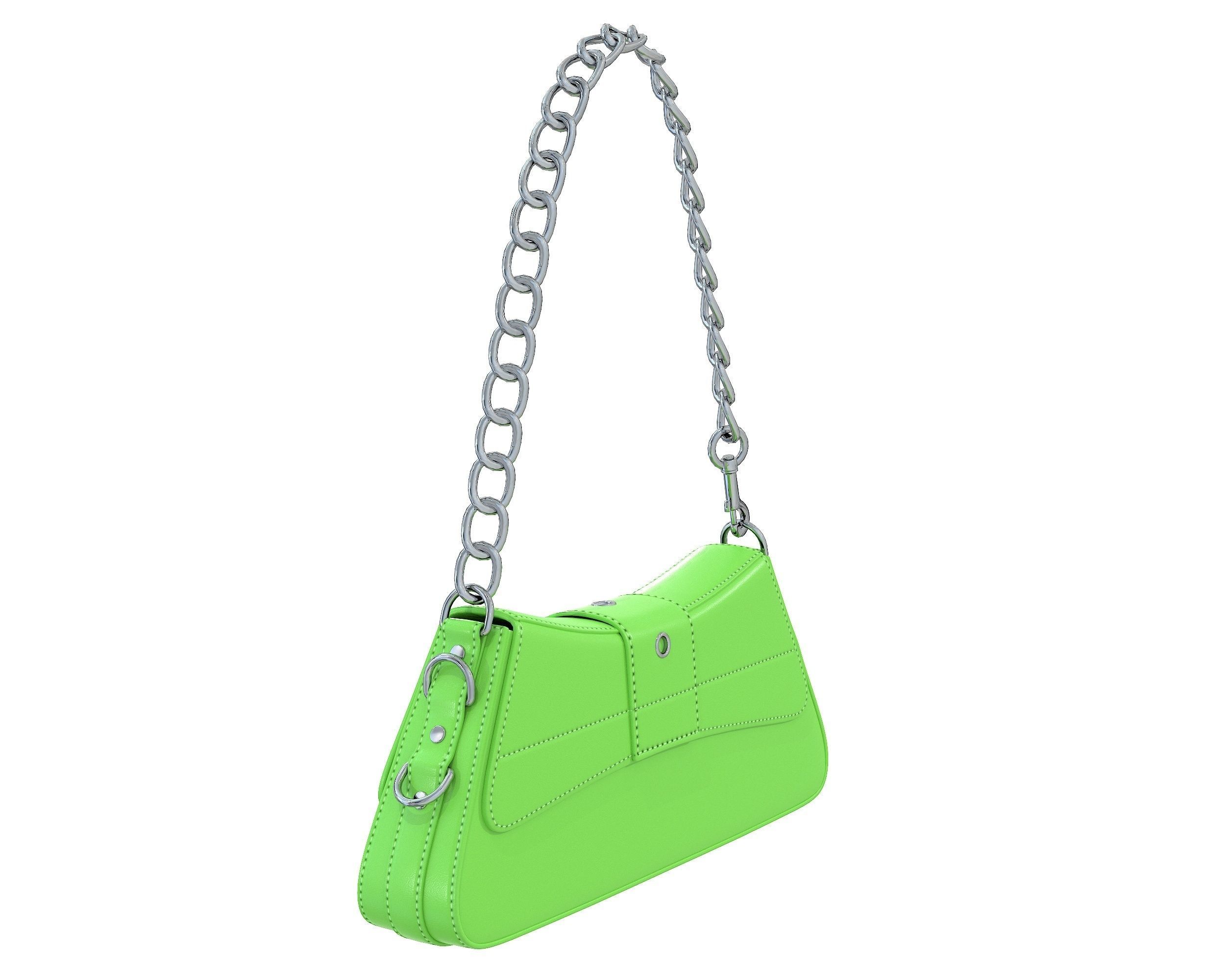 Balenciaga Lindsay Small Bag Low-poly 3D model_13