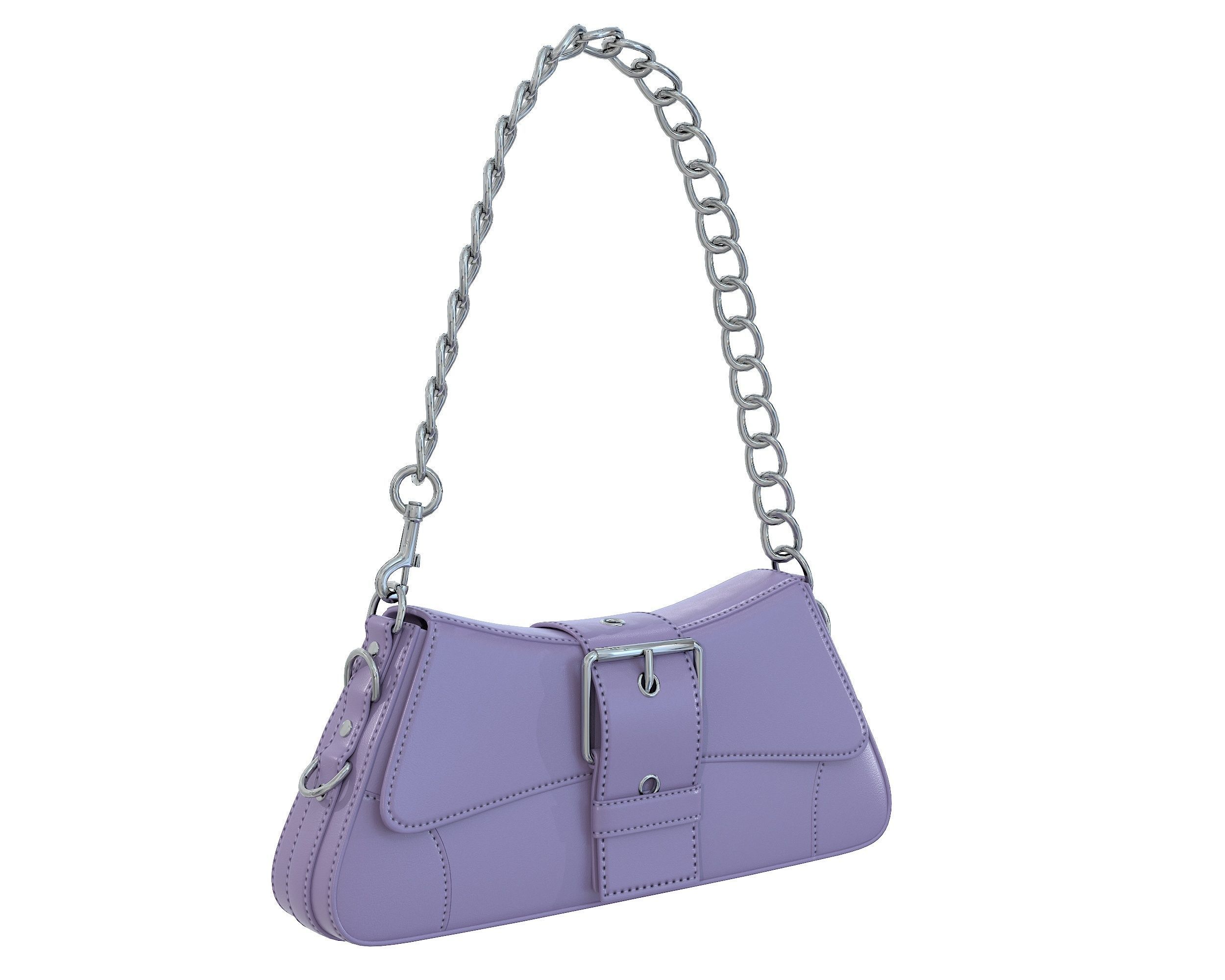 Balenciaga Lindsay Small Bag Low-poly 3D model_9