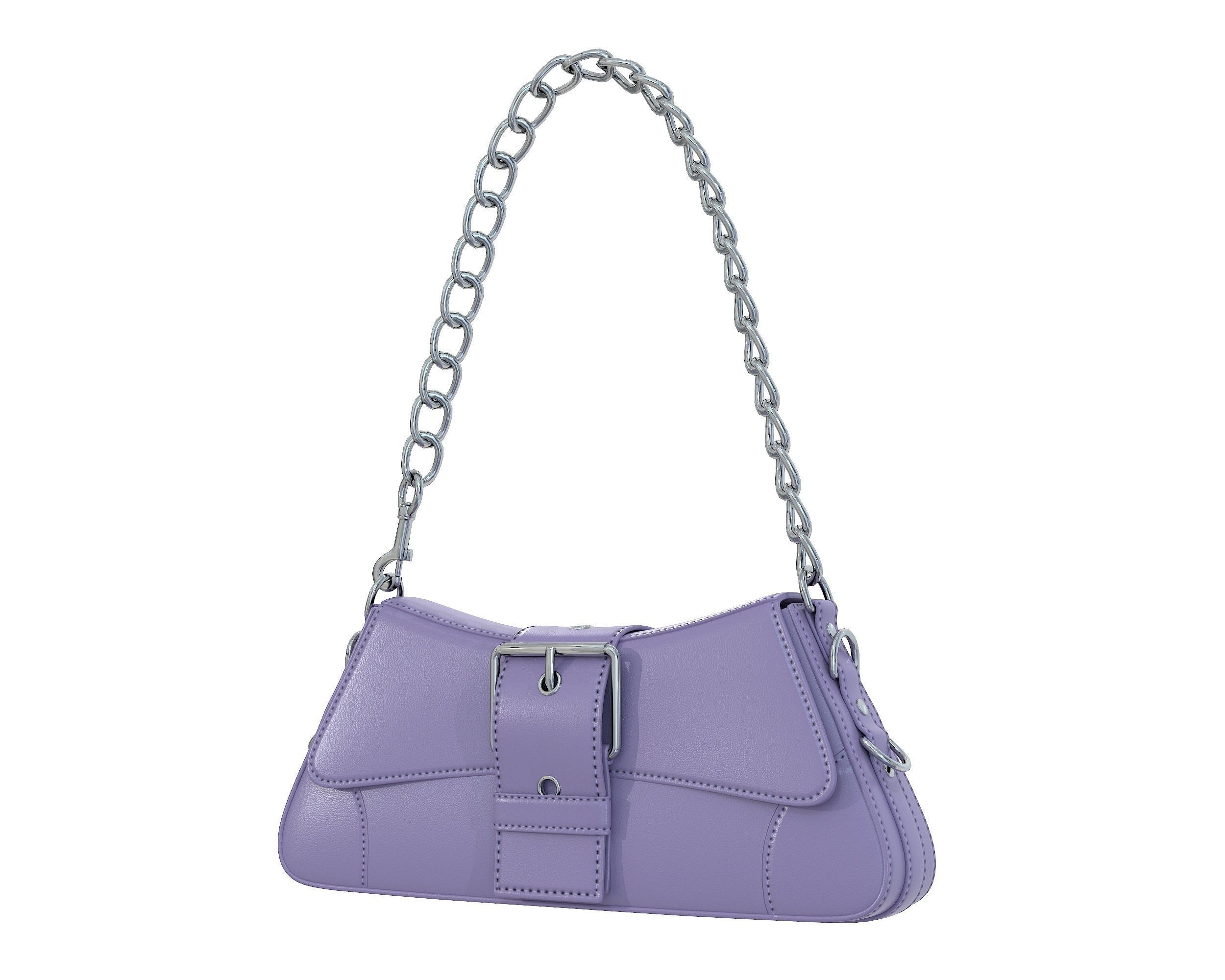 Balenciaga Lindsay Small Bag Low-poly 3D model_5