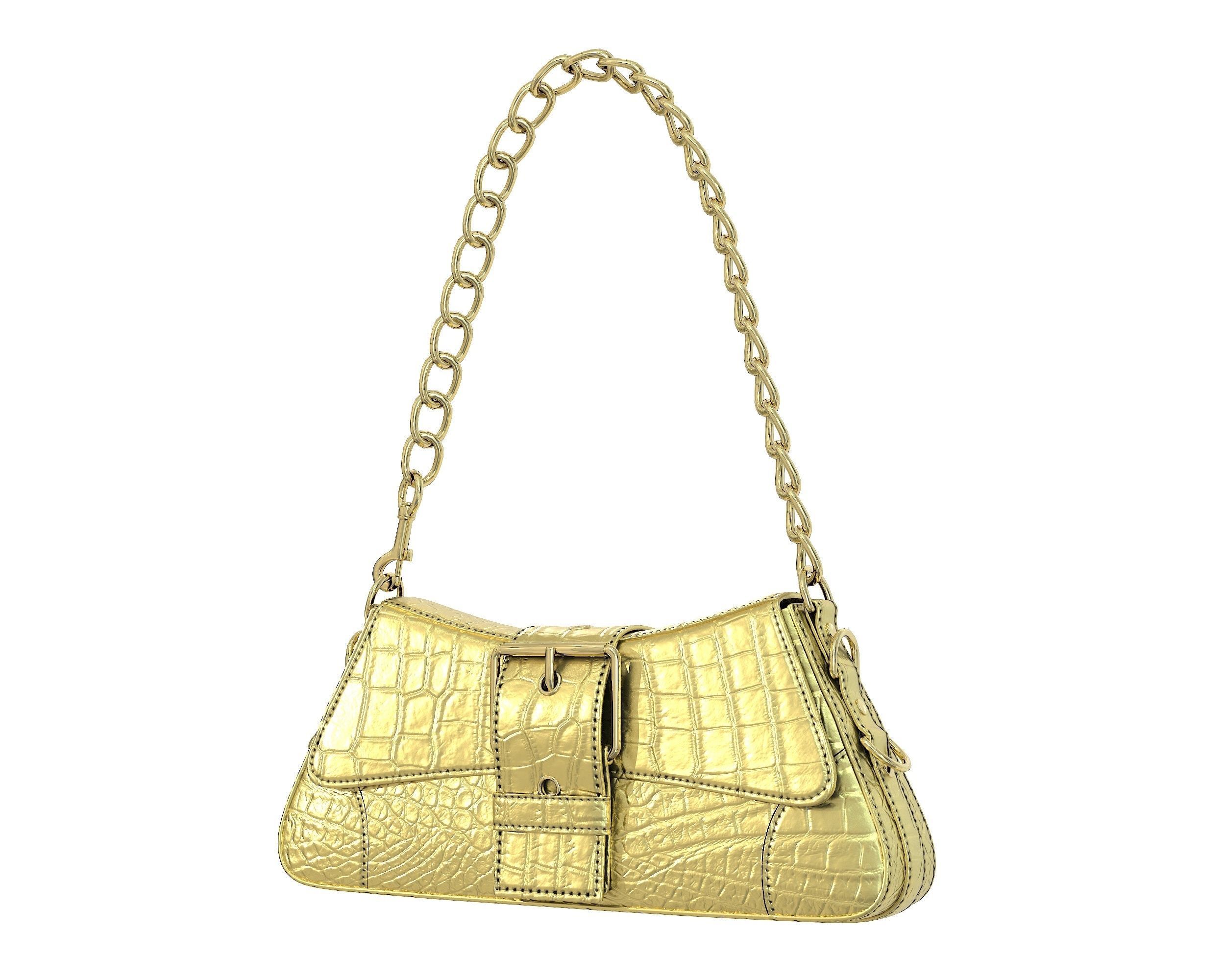 Balenciaga Lindsay Small Bag Low-poly 3D model_4