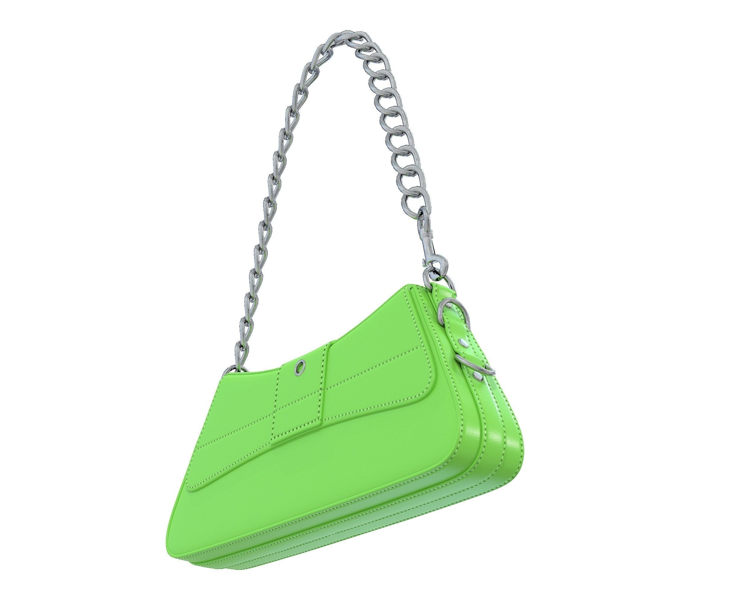 Balenciaga Lindsay Small Bag Low-poly 3D model_12