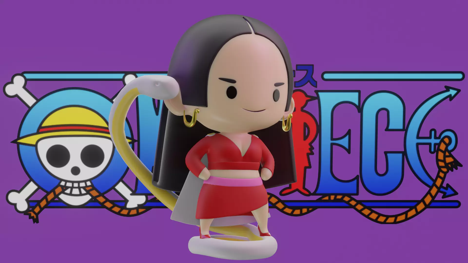 Boa Hancock Chibi - One Piece 3D print model