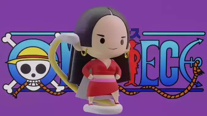 Boa Hancock Chibi  - One Piece 3D print model