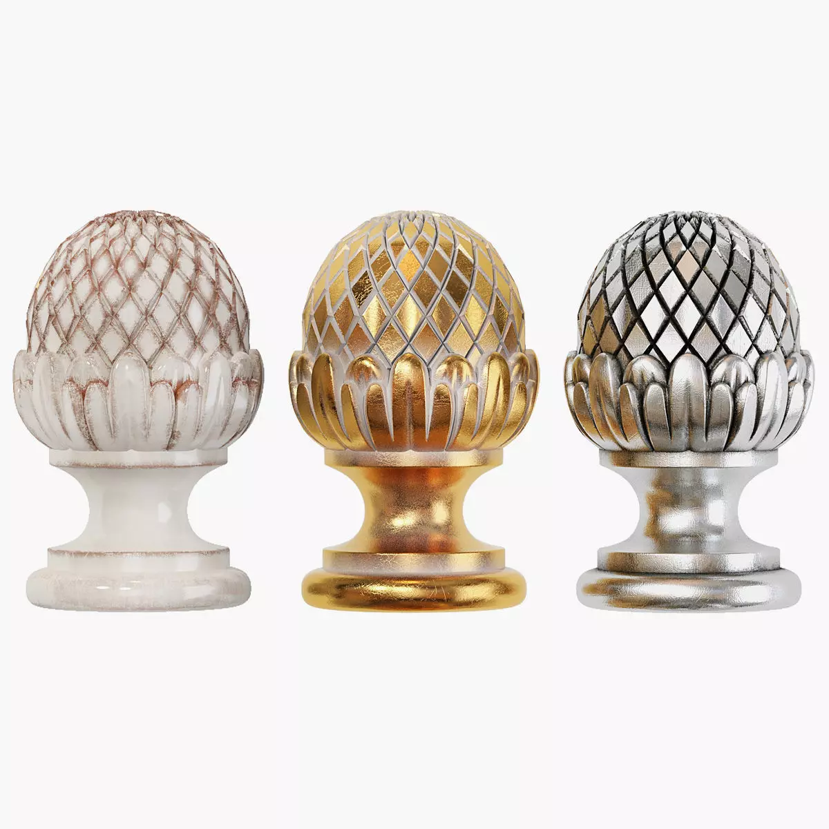 Classic carved 203 3D model_0