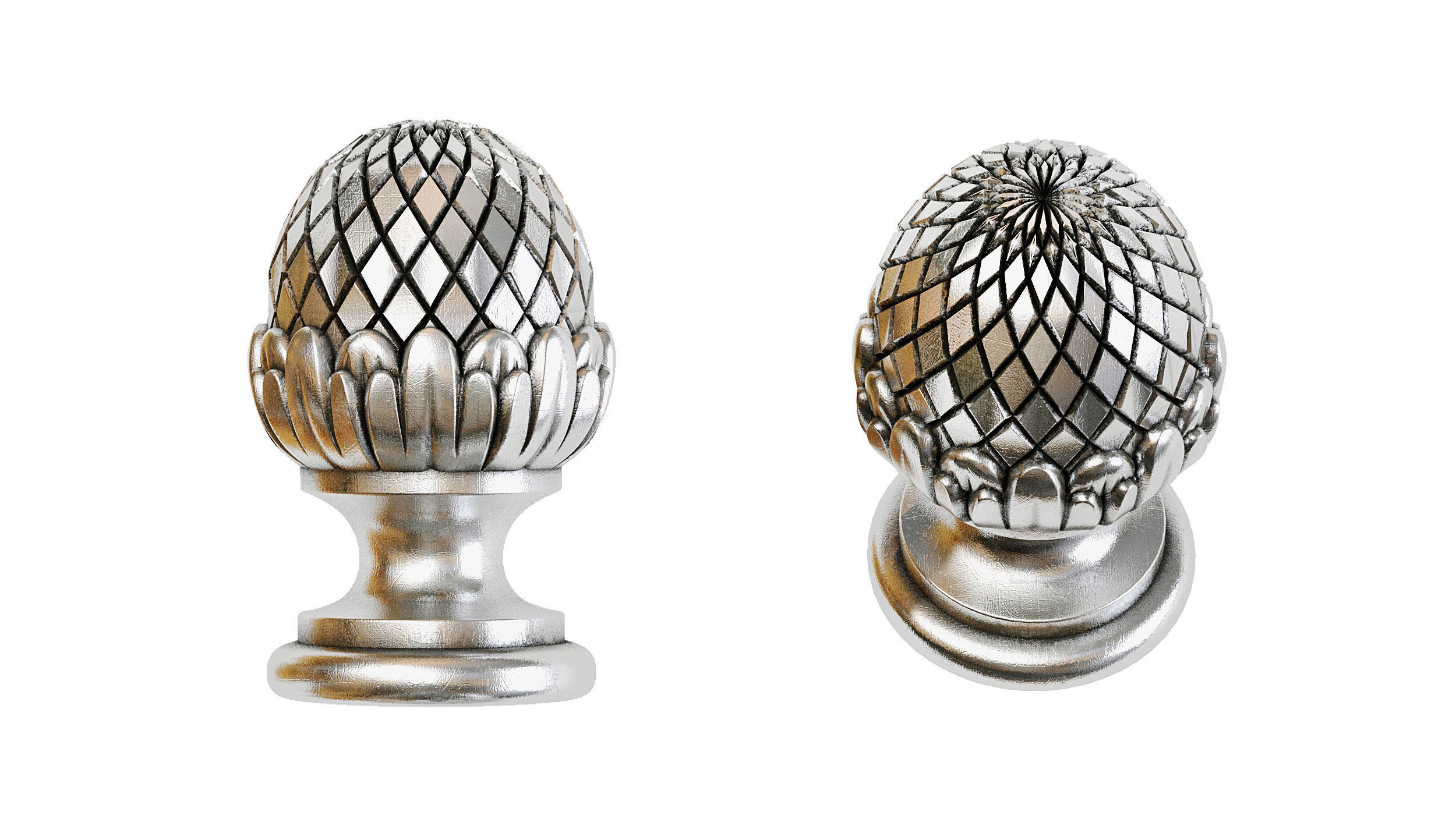 Classic carved 203 3D model_2