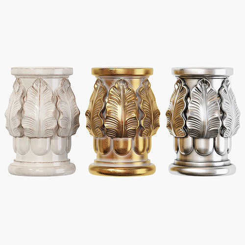 Classic carved 204 3D model