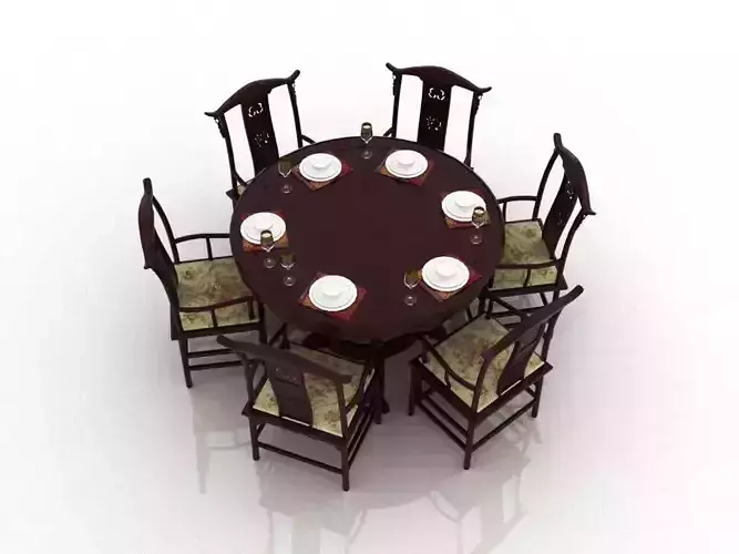 A set of wooden seats