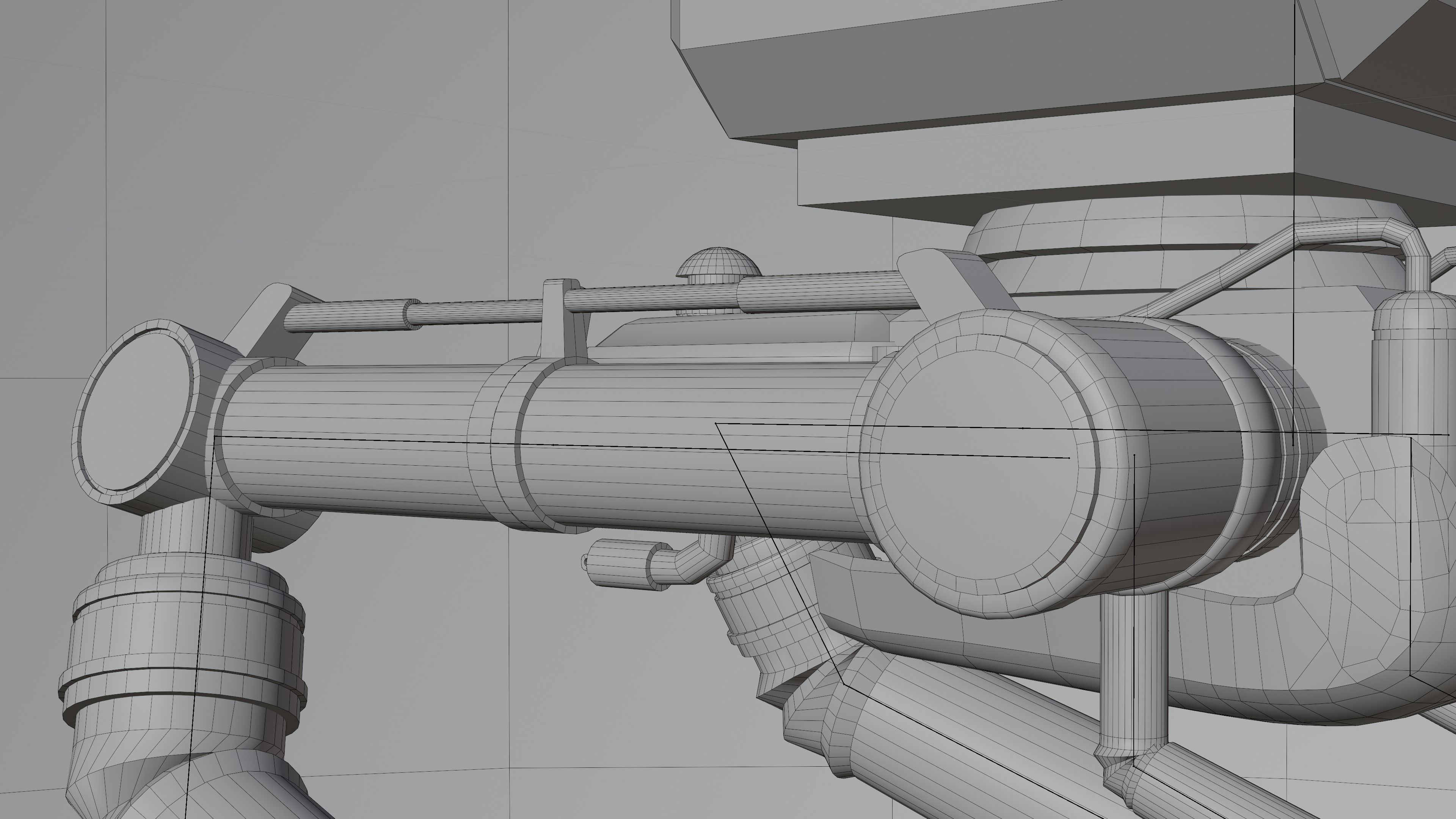 POD 042 and Lunar Tear 3D Model Nier Automata 3D model_7