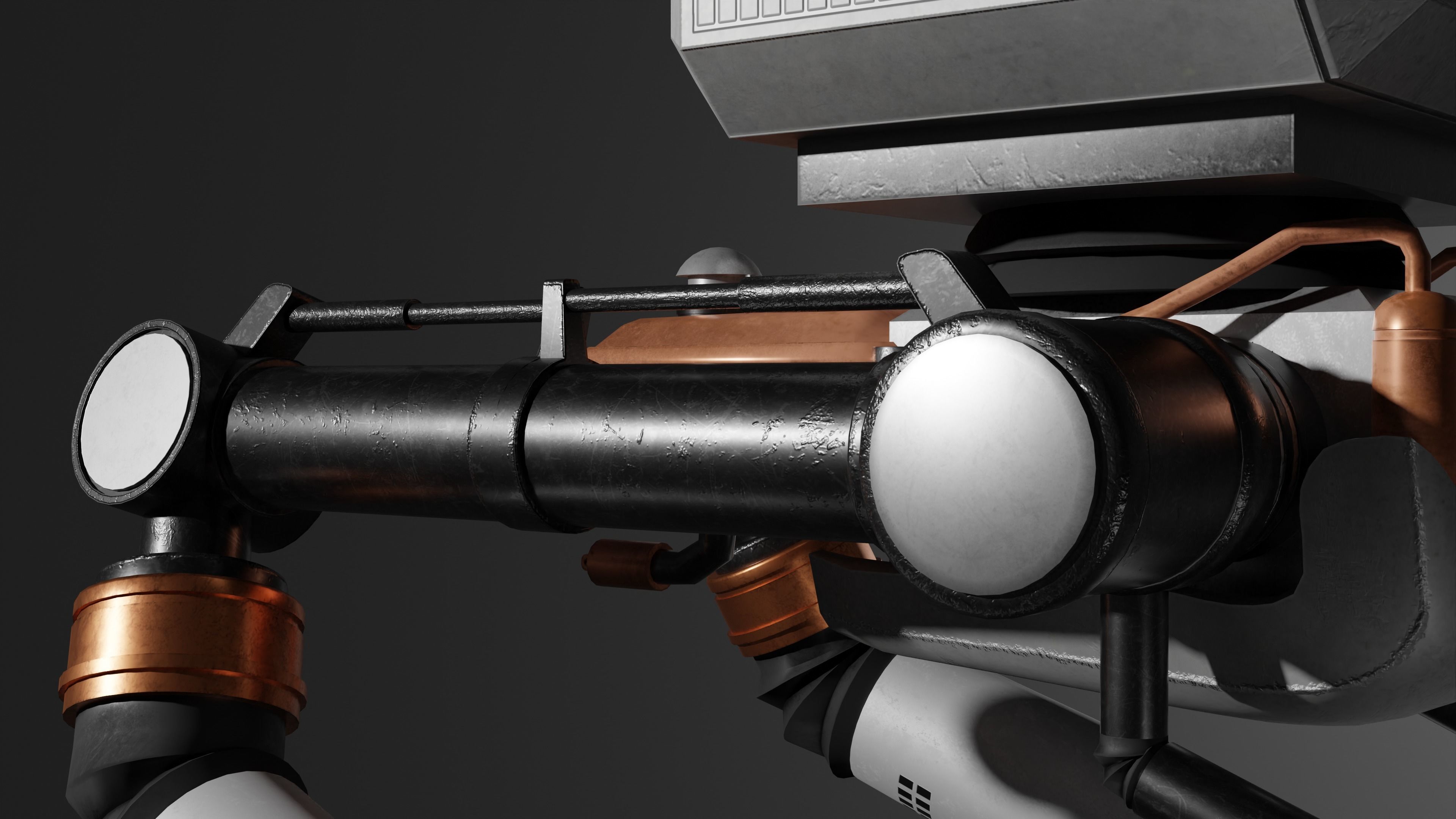 POD 042 and Lunar Tear 3D Model Nier Automata 3D model_4