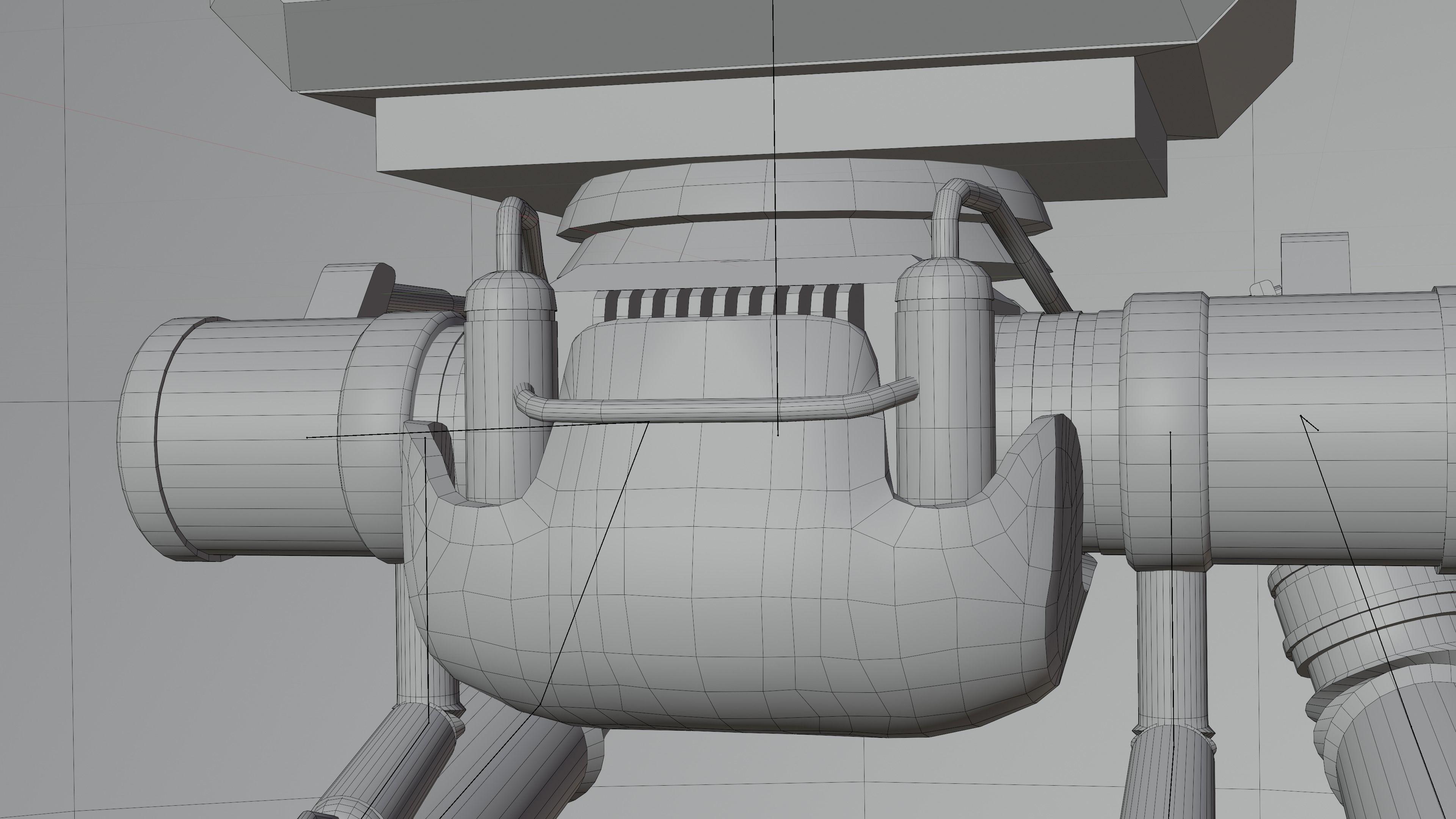 POD 042 and Lunar Tear 3D Model Nier Automata 3D model_8