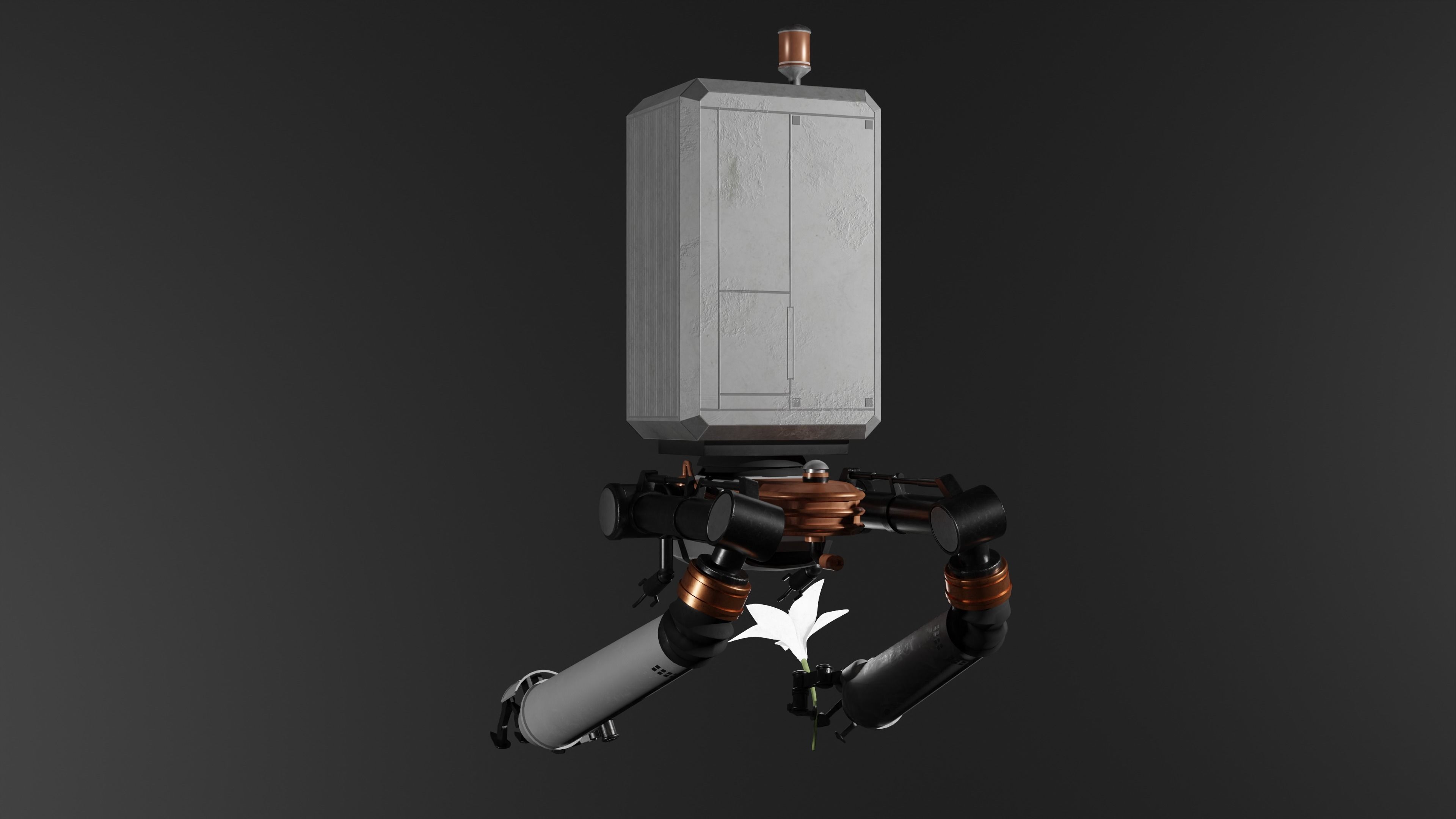 POD 042 and Lunar Tear 3D Model Nier Automata 3D model_3