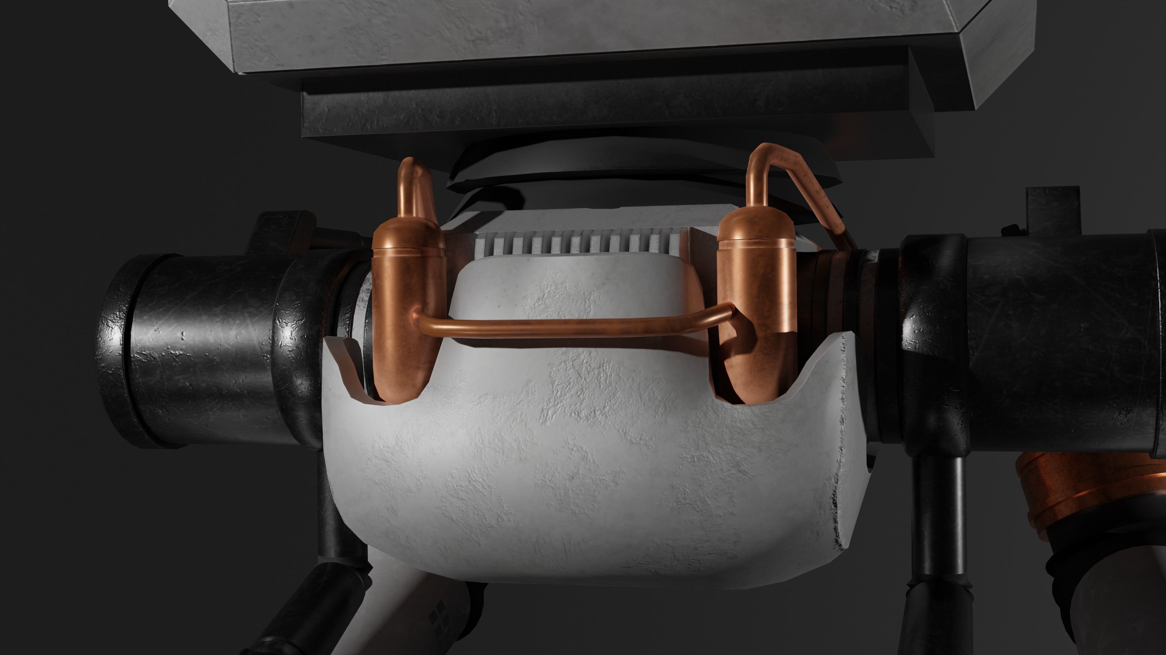 POD 042 and Lunar Tear 3D Model Nier Automata 3D model_5