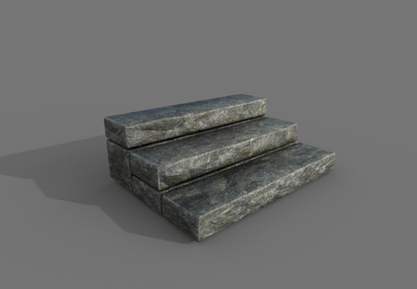 Modular Medieval House Low-poly 3D model_39