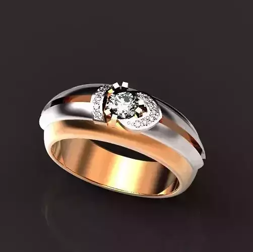 man ring with diamonds 404