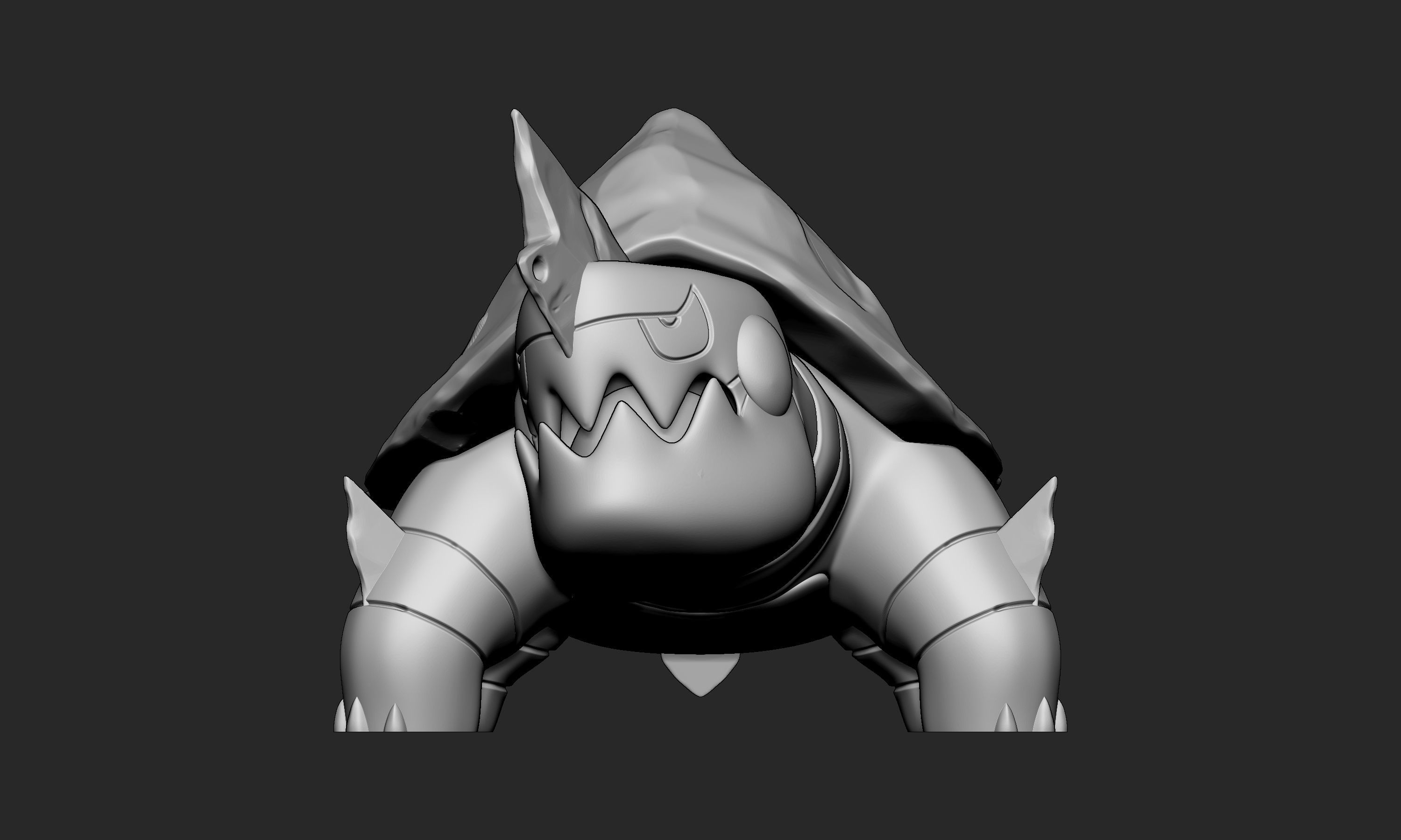 Pokemon - Chewtle and Drednaw with 2 poses 3D print model_11