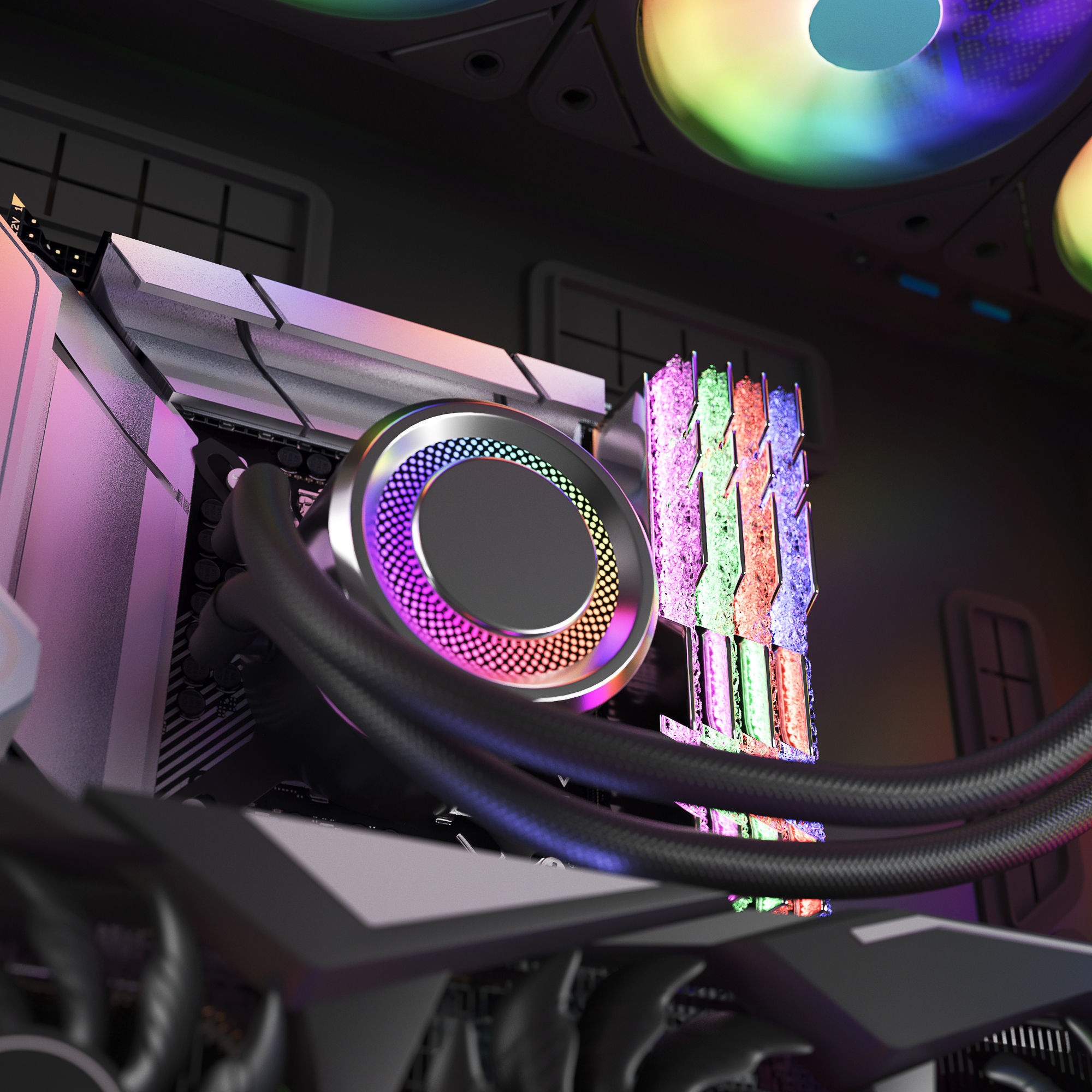 Lian Li Lancool-215 3D model_7