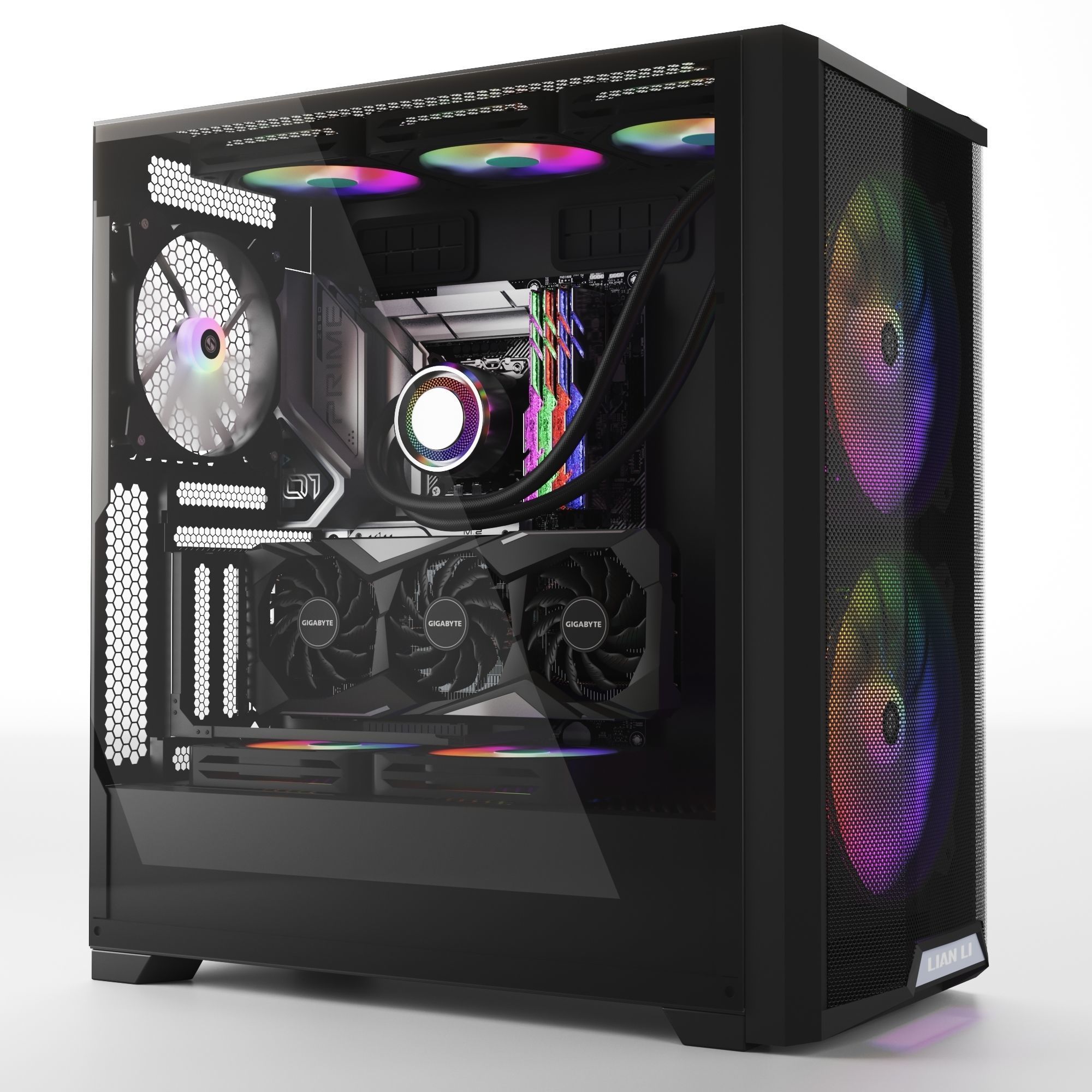 Lian Li Lancool-215 3D model_1