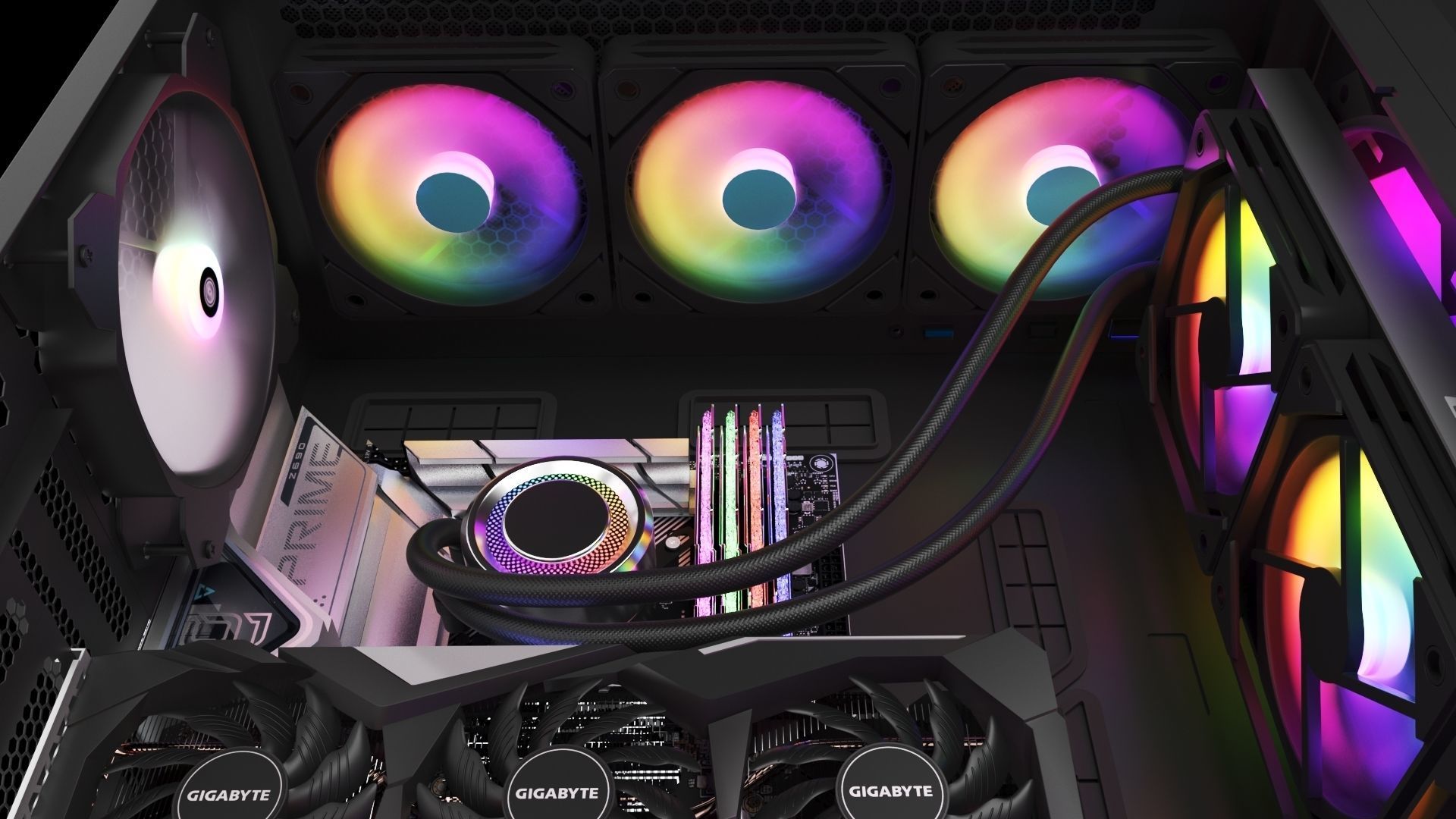 Lian Li Lancool-215 3D model_11