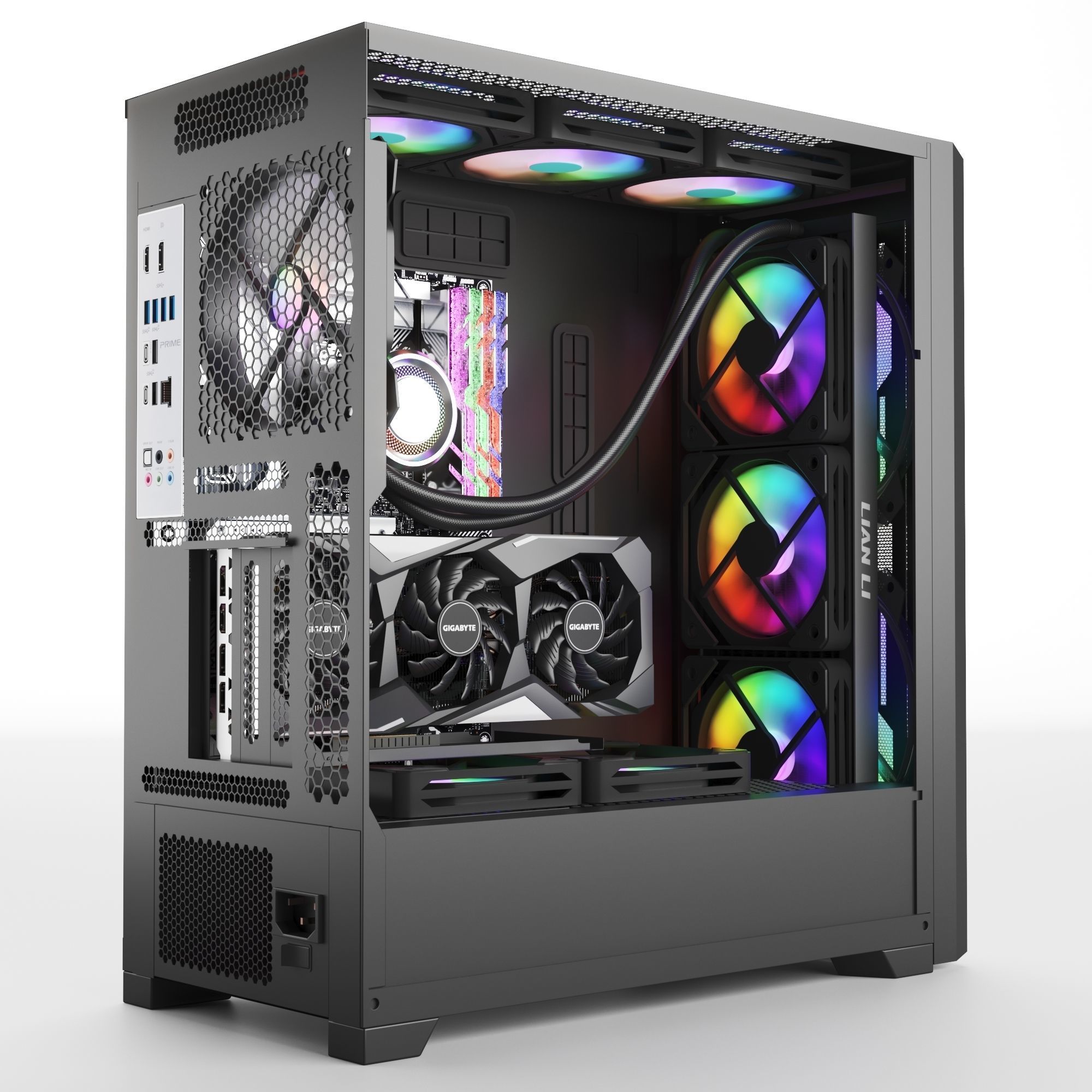 Lian Li Lancool-215 3D model_2