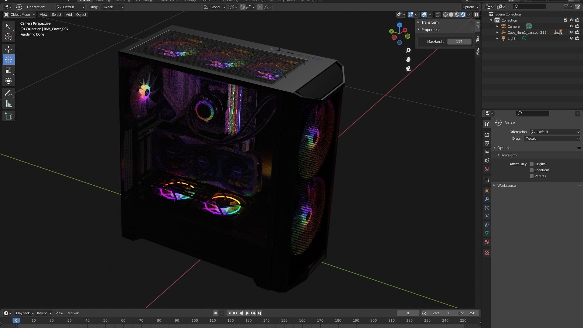 Lian Li Lancool-215 3D model_29