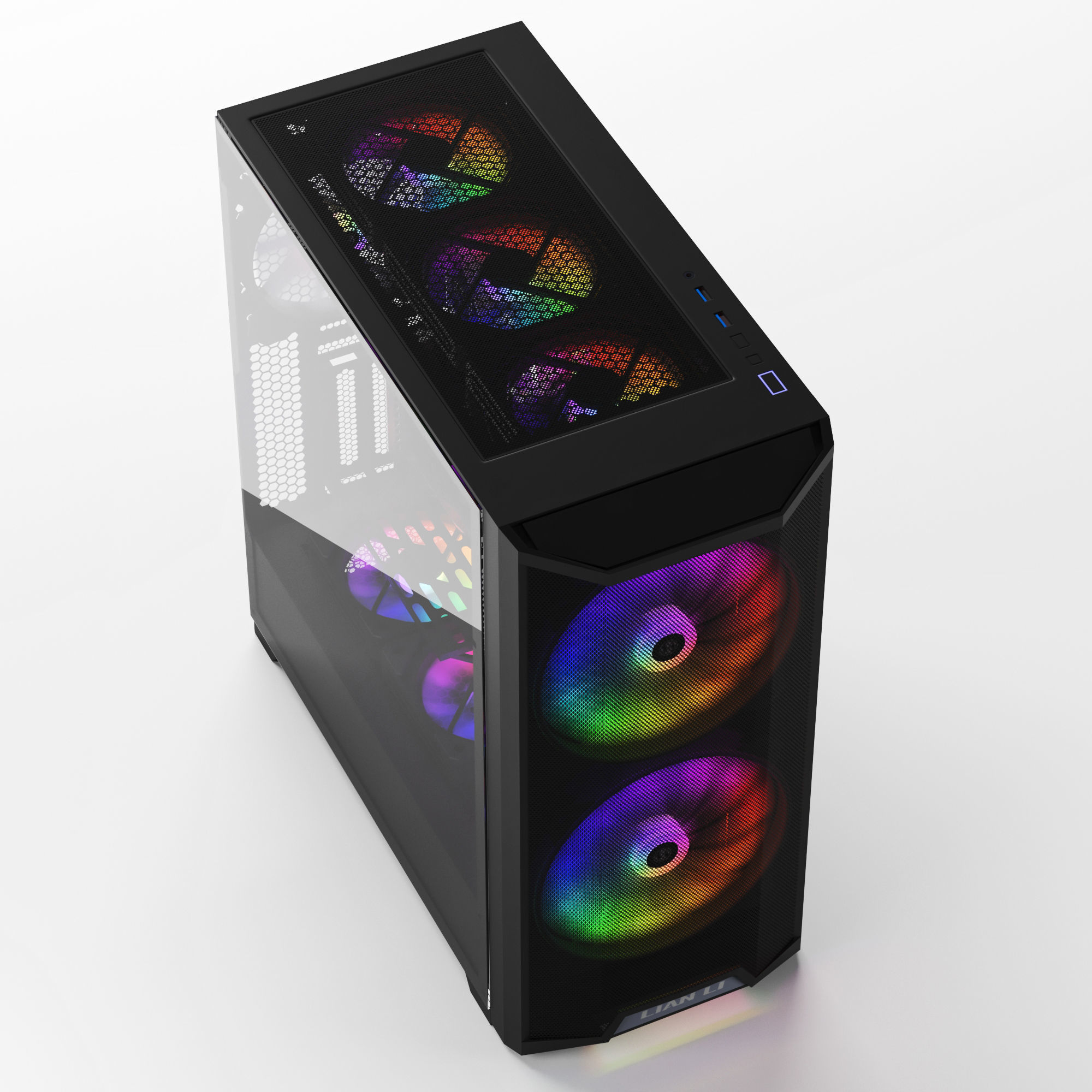 Lian Li Lancool-215 3D model_10