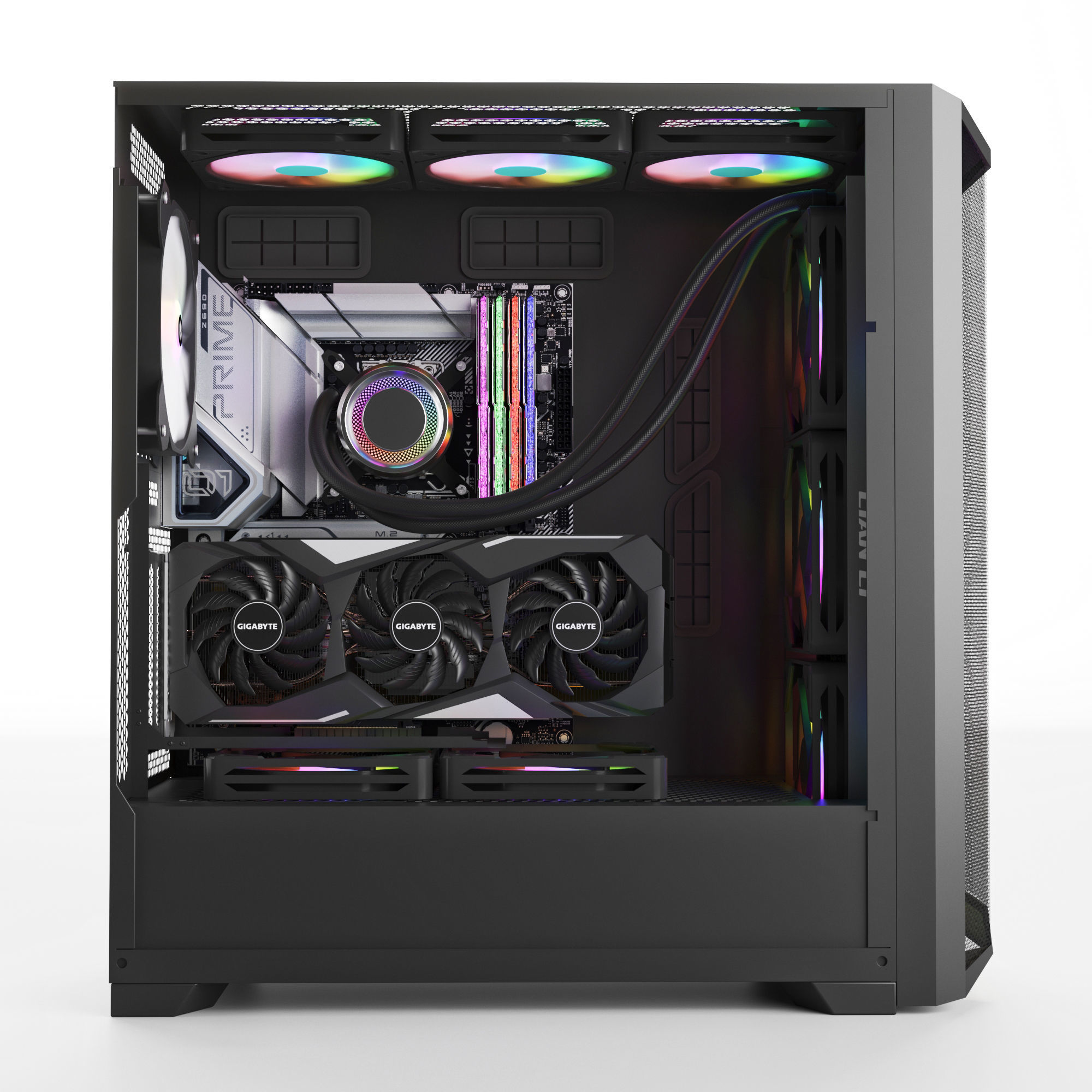 Lian Li Lancool-215 3D model_3