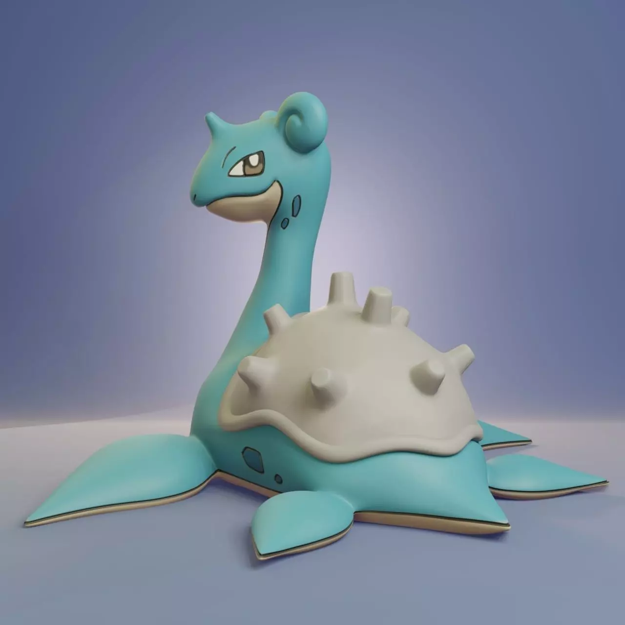 Pokemon - Lapras with 2 poses 3D print model_0