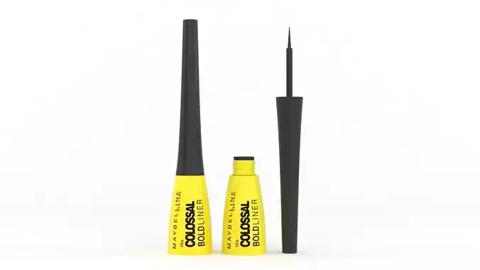 Eyeliner bottle of body lotion