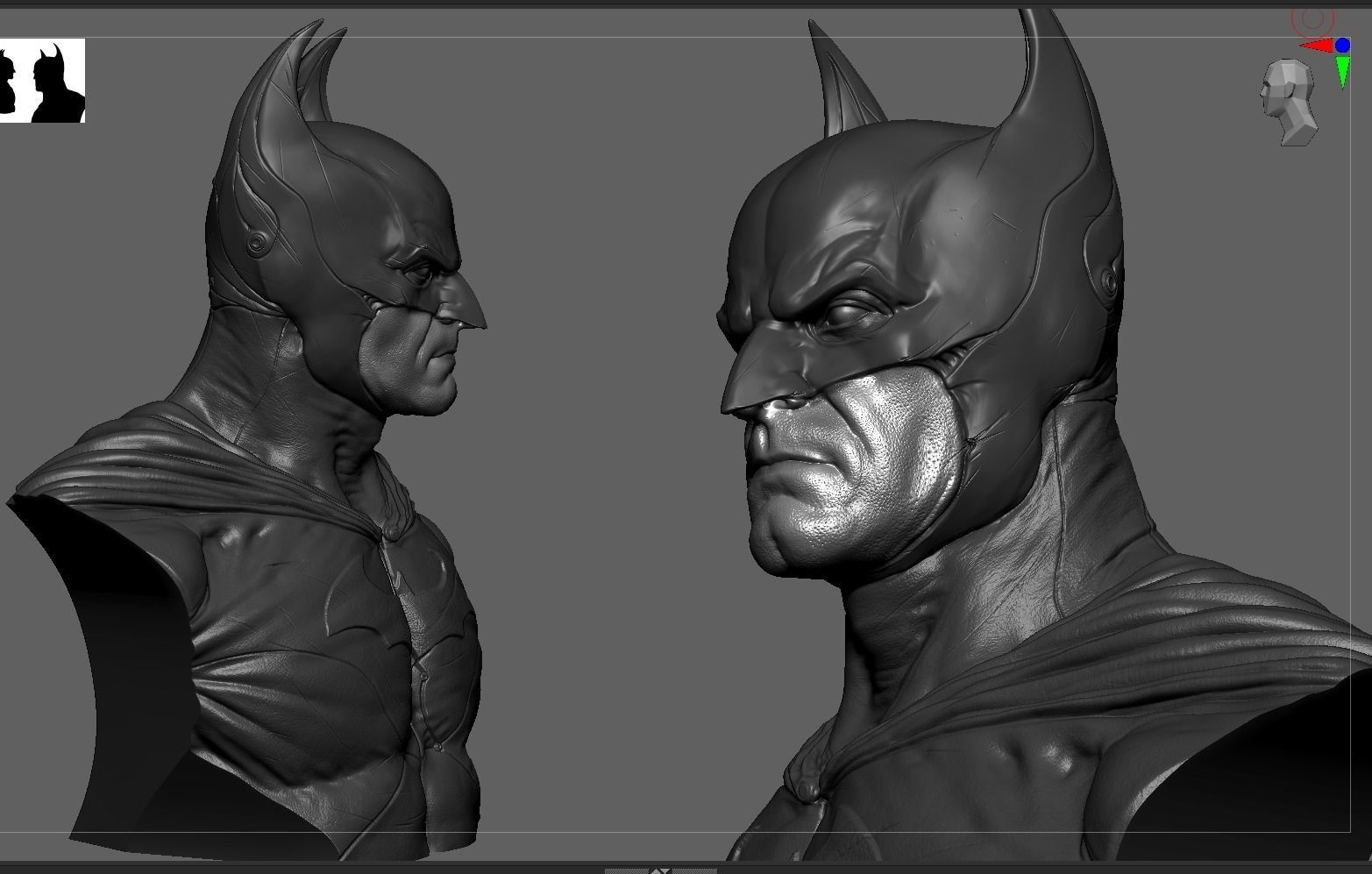Batman Tactical Bust 3D print model_6