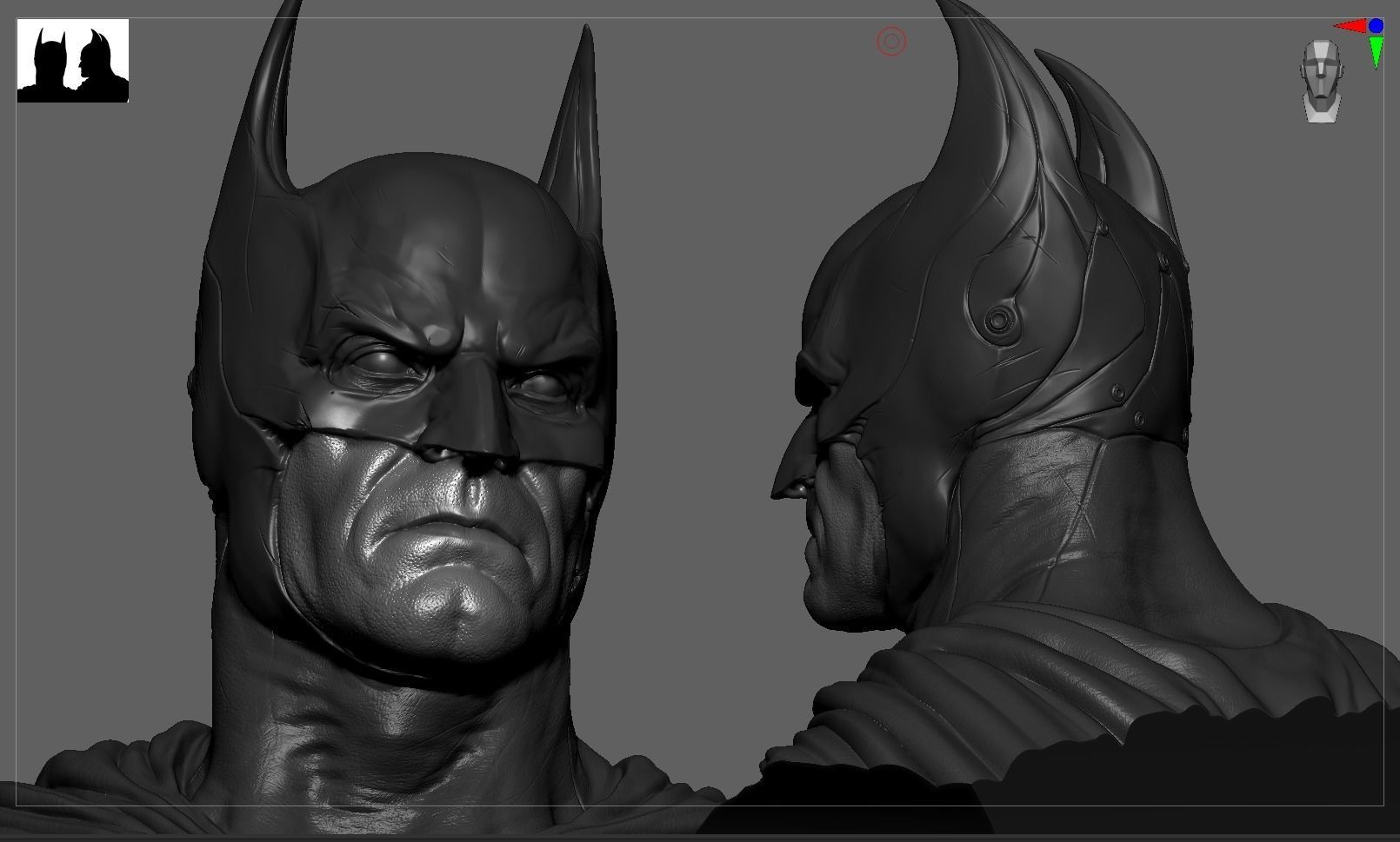 Batman Tactical Bust 3D print model_5