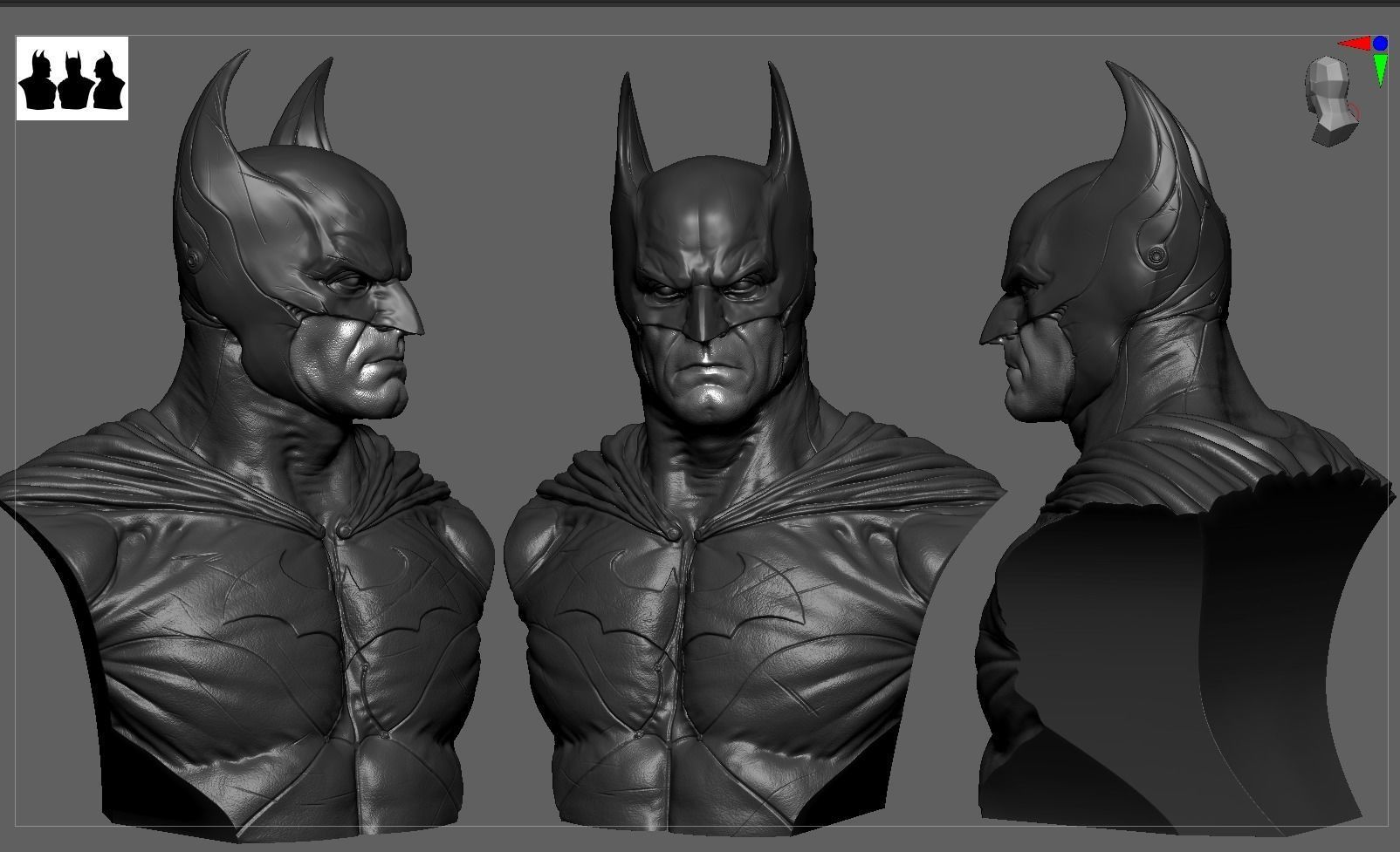 Batman Tactical Bust 3D print model_3