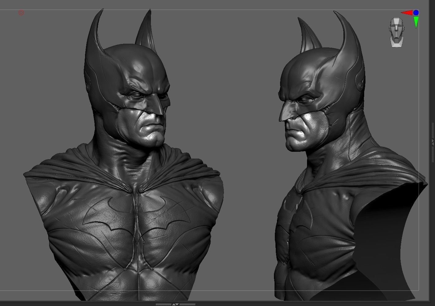 Batman Tactical Bust 3D print model_9